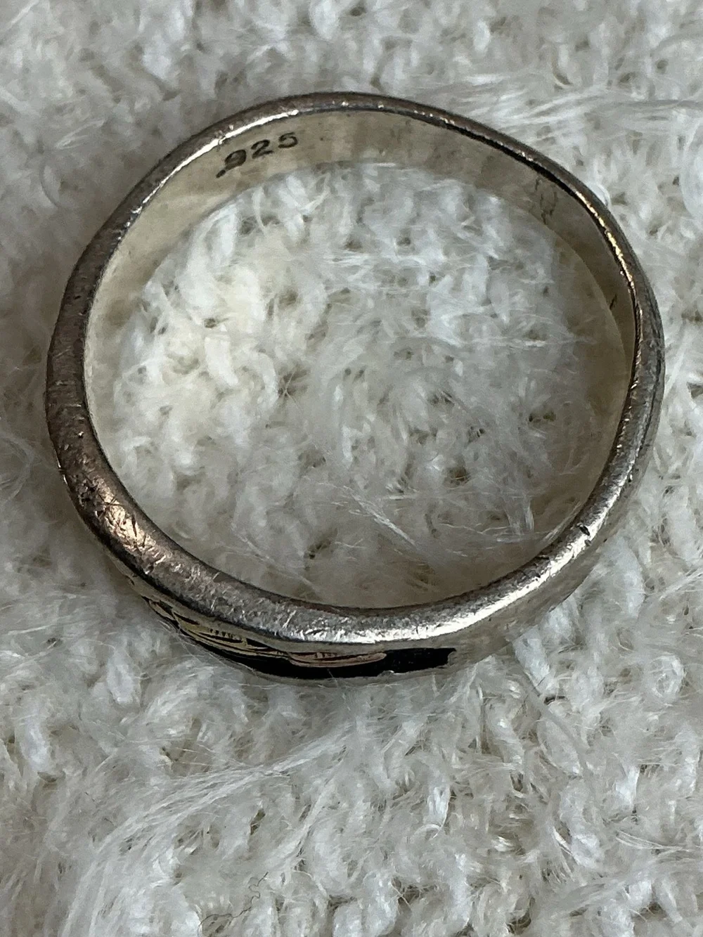 Vintage Dakota Designs .925 Signature Leaf and Flower Ring size 12